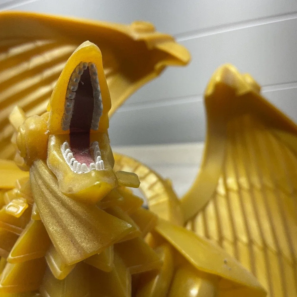 Mattel Yu-Gi-Oh The Winged Dragon of Ra Gold Action Figure 11 inch Vintage 1996